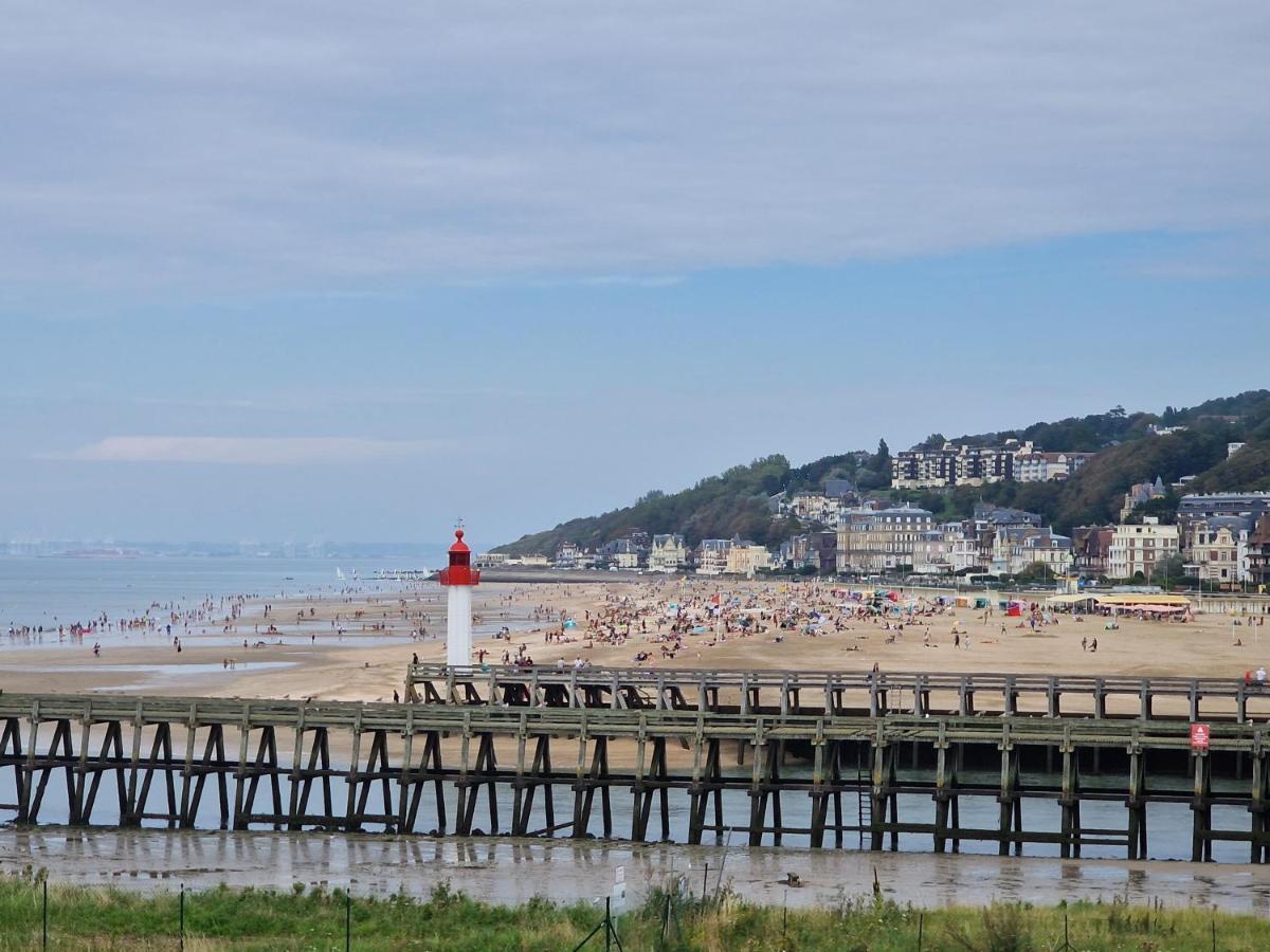 Le Cocooning-Studio Deauville Marina Avec Terrasse Vue Mer Et Plage Zewnętrze zdjęcie